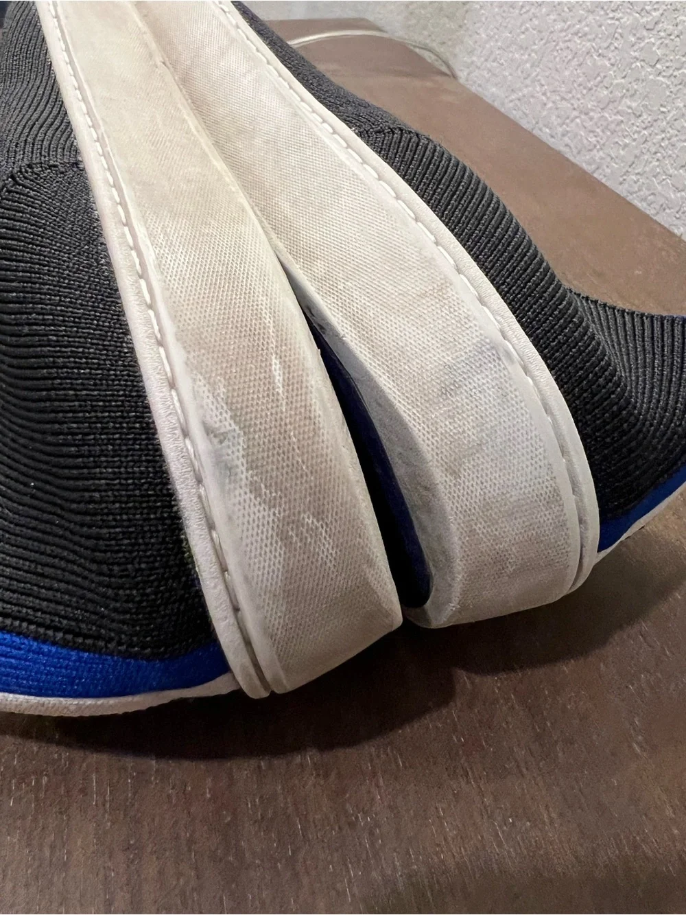 Rothy's women’s Black original Slip-On Canvas Sneakers size 10.5
